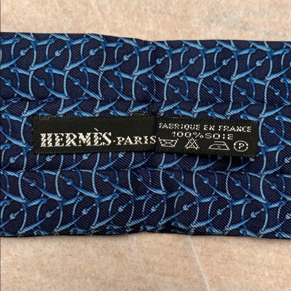 Hermès man’s tie 100% silk brand new w/o tag